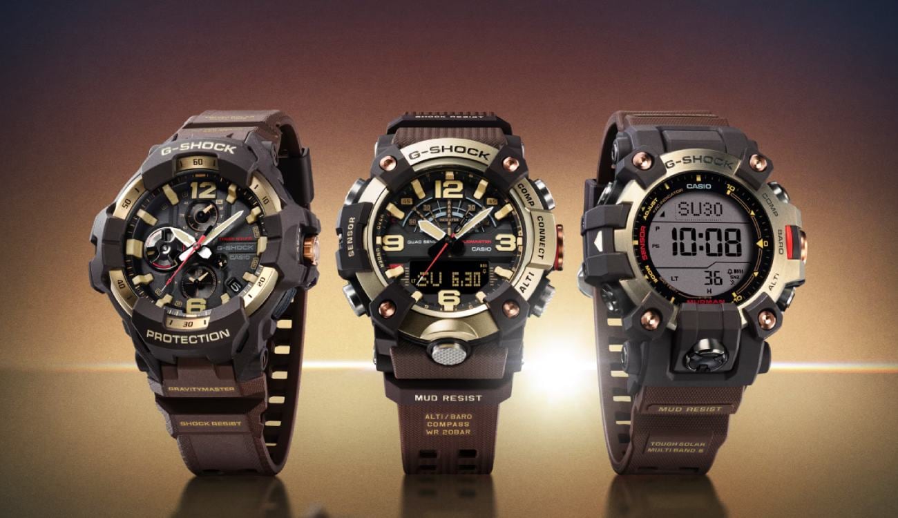 Casio lanza en España tres relojes G-SHOCK todoterreno que parecen salidos de una cabina de avión