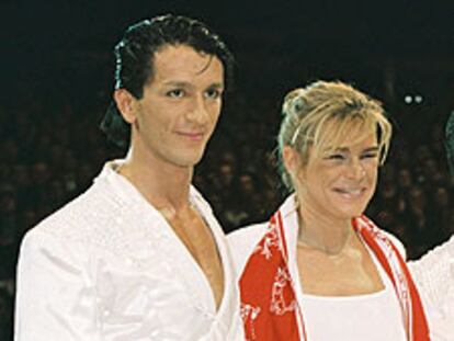 Estefanía de Mónaco y Adan Lopez Peres en 2001.