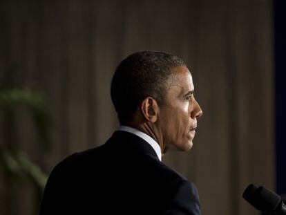 El presidente de EE UU, Barack Obama, durante un acto en Tanzania.