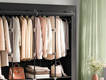 Así es el armario de tela que se puede comprar en Amazon y tiene una gran capacidad