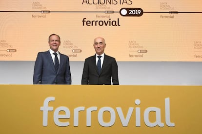 Íñigo Meirás (consejero delegado) y Rafael del Pino (presidente de Ferrovial).