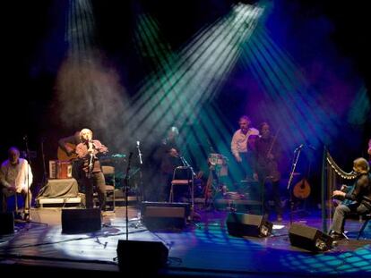 Presentaci&oacute;n do disco, A quinta das l&aacute;grimas, de Milladorio, no Teatro Col&oacute;n da Coru&ntilde;a. 