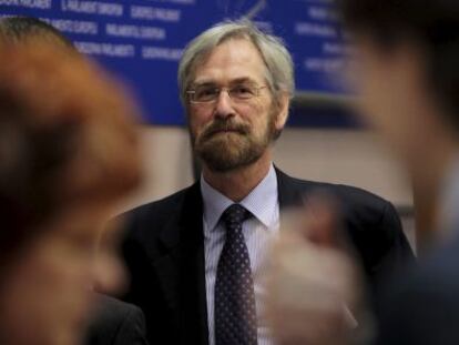 El economista jefe del Banco Central Europeo (BCE), Peter Praet.
