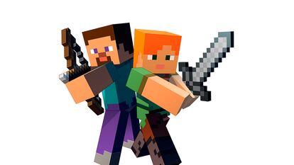 Personajes del videojuego ‘Minecraft’.