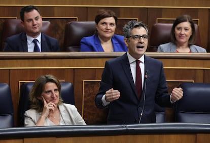 26-06-24. (DVD 1219). Sesión de Control al Gobierno en el Congreso de los Diputados. Teresa Ribera y Félix Bolaños. Jaime Villanueva/El País