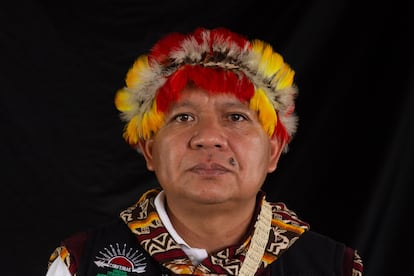 El lider indígena Gregorio Mirabal
