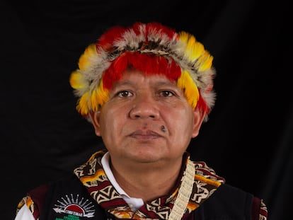 Gregorio Mirabal, miembro del pueblo indígena Kurripako de Venezuela.