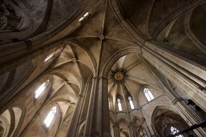 Interior de la catedral de Santa María, en Tortosa (Tarragona).