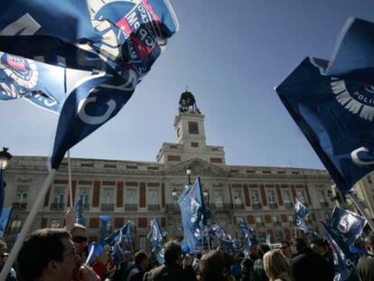 Concentraciónd el Colectivo Profesional de Policía Municipal