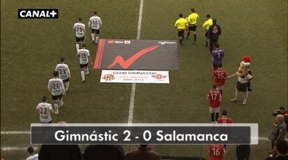 Gimnàstic 2; Salamanca 0