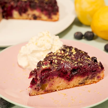 La tarta de arándanos más rápida