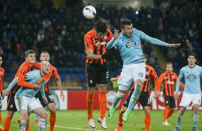 Gol de Cabral que dio el pase a octavos de final de la Europa League al Celta.