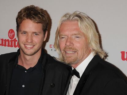 Sam y Richard Branson