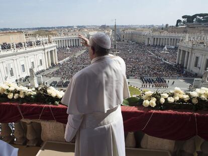 O Papa, neste domingo, no Vaticano.