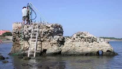 The 'Portus Cosanus' in Tuscany, built more than 2,000 years ago.