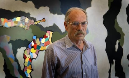 Doro Balaguer, en la exposición dedicada a él, en 2011.