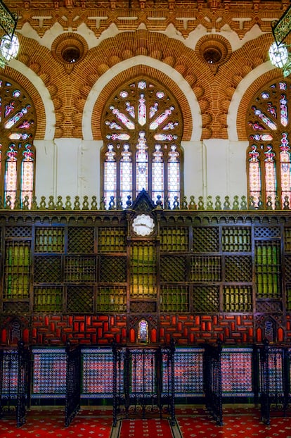 Las taquillas antiguas de la estación de tren de Toledo.