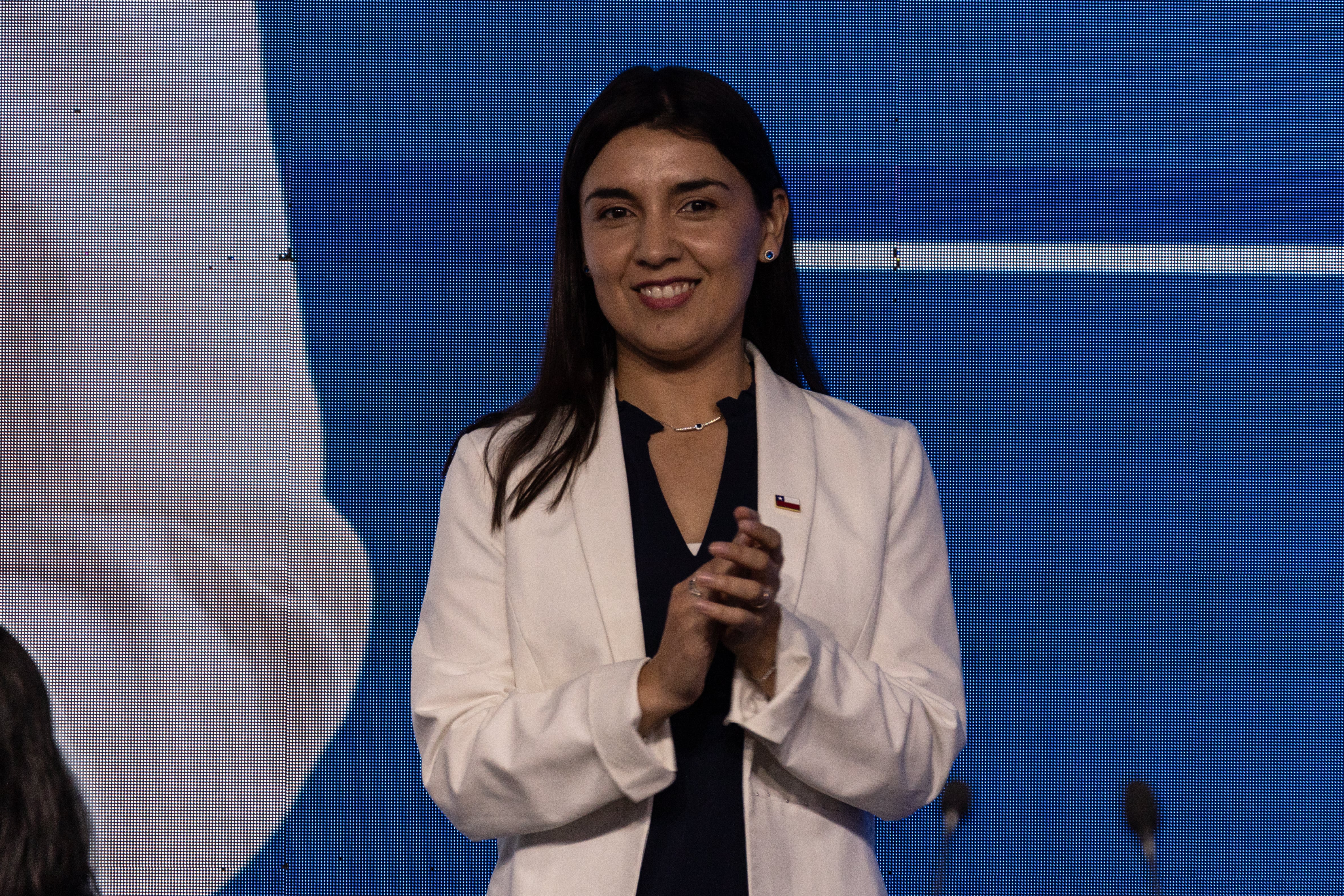 Judith Marin, Ministra de la Mujer, del gabinete de José Antonio Kast, en Santiago, Chile, este martes.