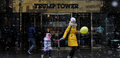 Entrada a la Torre Trump, en Nueva York.