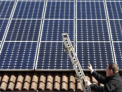 Placas solares en una vivienda en Alemania.