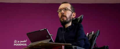 El secretario de Organización de Podemos, Pablo Echenique.