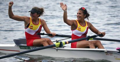 Boada y Cid, en una de las primeras carreras en Río 2016.