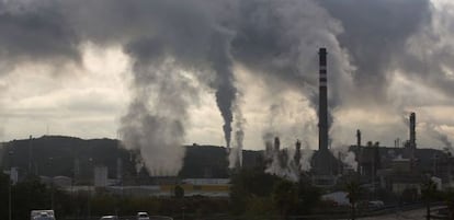 Refiner&iacute;a de Cepsa en San Roque (C&aacute;diz).