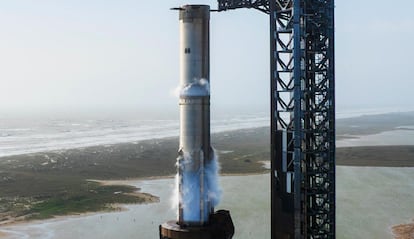 Prueba del Super Heavy para el lanzamiento de Starship de SpaceX