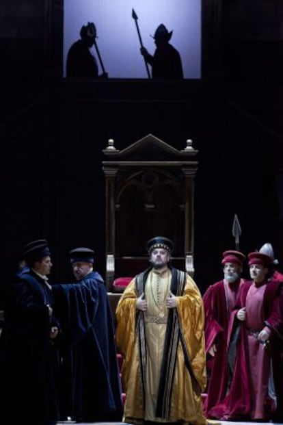 El barítono George Petean, en 'Simon Boccanegra', en la Ópera de Roma.
