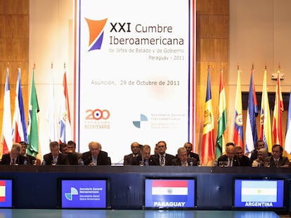 Reunión preparatoria de los ministros de Exteriores previa a la Cumbre de Asunción.