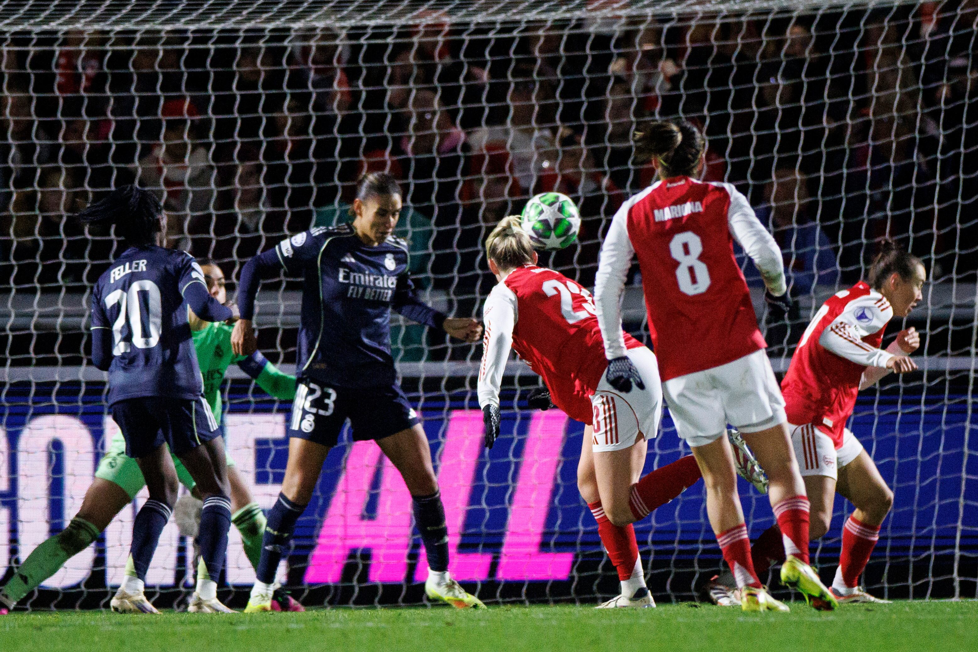 Il Real Madrid perde contro l'Arsenal a Londra nella Champions League