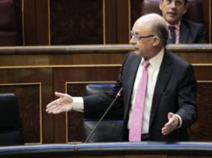 El ministro de Hacienda y Administraciones P&uacute;blicas, Crist&oacute;bal Montoro.