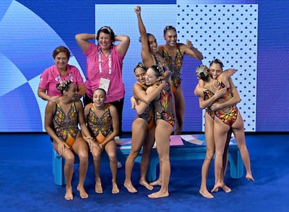 El equipo mexicano de natación artística en París 2024