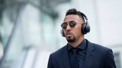 El futbolista Jerome Boateng en Munich el 2 de abril de 2018.