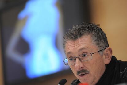 El director de la pasarela de la Semana de la Moda de Valencia, Álex Vidal, durante la presentación.