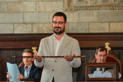 Investidura del nuevo alcalde de Girona, Lluc Salellas de Guanyem Girona /Toni Ferragut