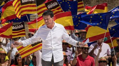 Manuel Valls, el pasado julio en una acto de la plataforma España Ciudadana en Palma de Mallorca