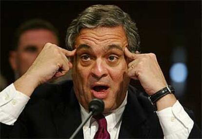 George Tenet, durante su comparecencia en Washington.