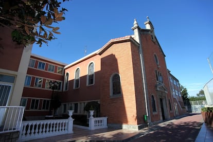 Imagen del exterior del colegio Europa de Getxo (Bizkaia).