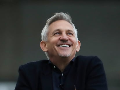 Gary Lineker, durante un partido en Inglaterra.