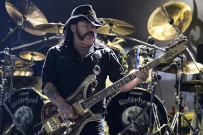 Lemmy, carismático líder de Motörhead desde hace casi cuarenta años.