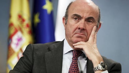 El ministro de Economía, Luis de Guindos.