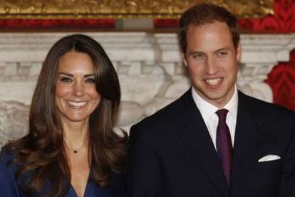 El príncipe Guillermo y Kate Middleton, el martes en Londres.