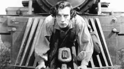 Buster Keaton en 'El maquinista de la General' (1926).