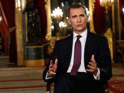 El mensaje navideño de Felipe VI reúne al 65% de la audiencia