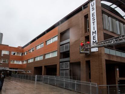 El hospital de Igualada, el pasado mes de marzo.