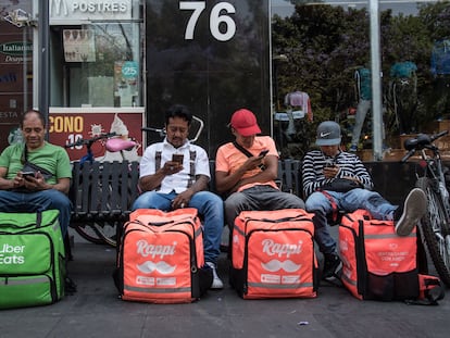 Repartidores de comida aplicación