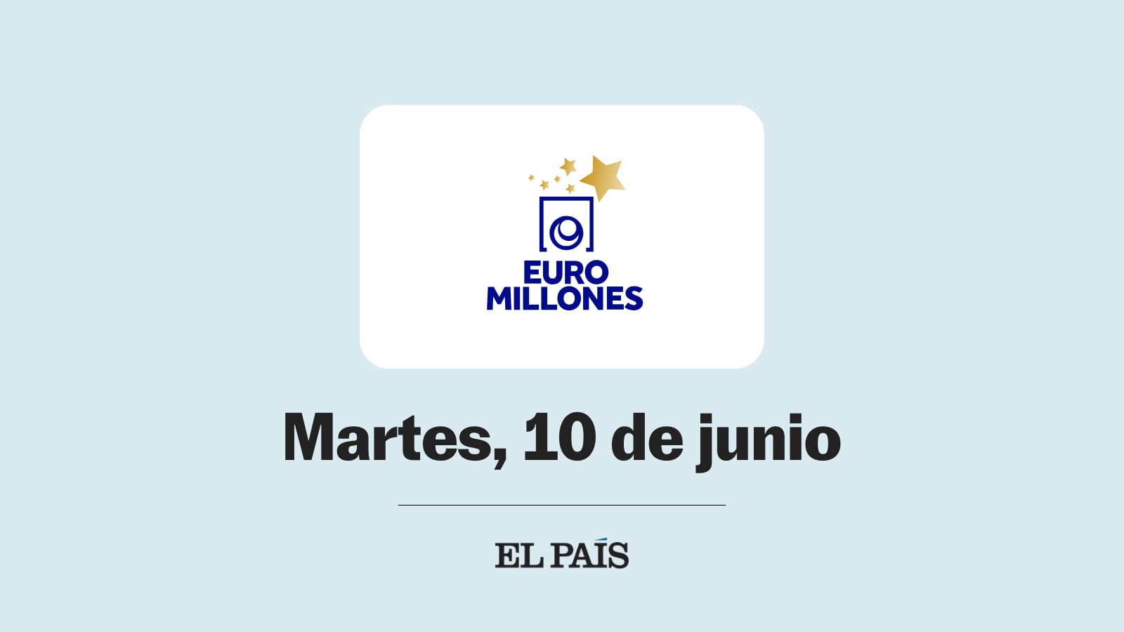 Euromillones: comprobar sorteo del martes 10 de junio 
