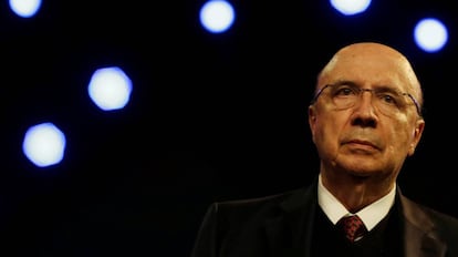 O ex-ministro Meirelles em evento da igreja Sara Nossa Terra em janeiro. 