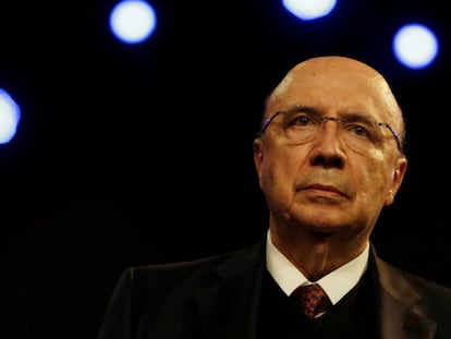 O ex-ministro Meirelles em evento da igreja Sara Nossa Terra em janeiro. 